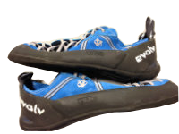 Climbing shoes available for free rental